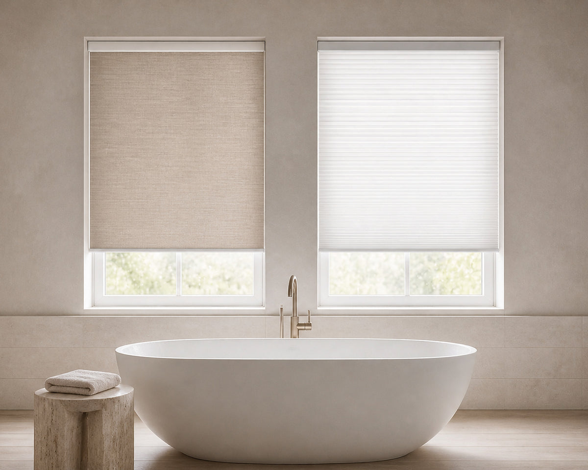 Ante waterproof cellular shade