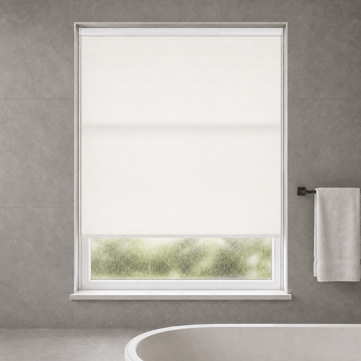 No-Drill Waterproof Cellular Shades